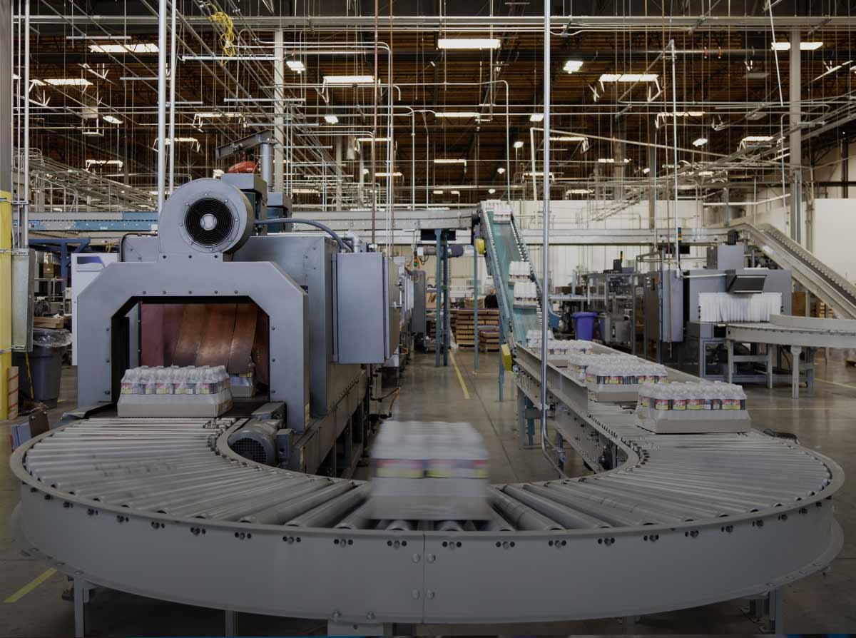 automação industrial - esteira de roletes